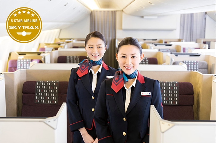 Lựa chọn chỗ ngồi trên máy bay Japan Airlines