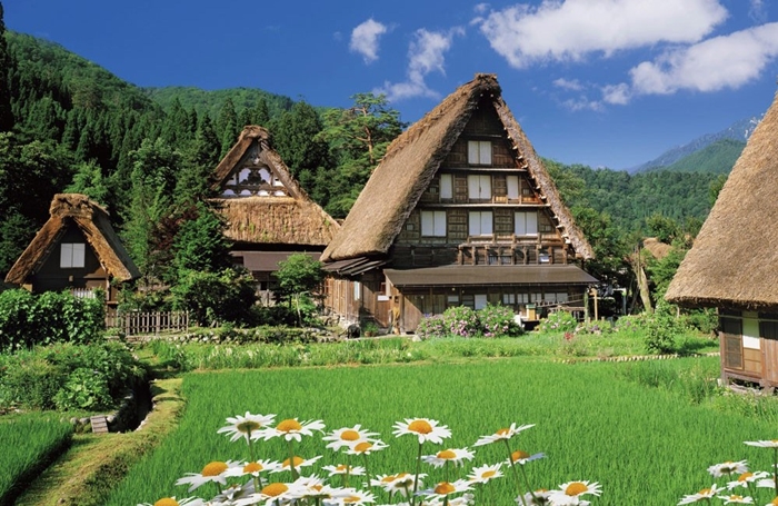 Sự thanh bình của làng quê Nhật bản
