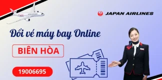 Đổi vé máy bay Japan Airlines tại Biên Hòa Đồng Nai