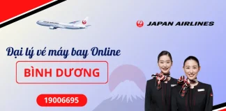 Phòng vé Japan Aairrlines tại Bình Dương