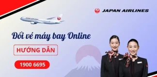 Đổi vé máy bay Japan Airlines