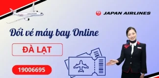 Đổi vé máy bay Japan Airlines tại Đà Lạt