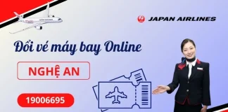 Đổi vé máy bay Japan Airlines tại Nghệ An