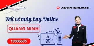 Đổi vé máy bay Japan Airlines tại Quảng Ninh