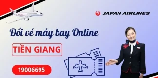 Đổi vé máy bay Japan Airlines tại Tiền Giang