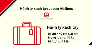 Hành lý xách tay Japan Airlines